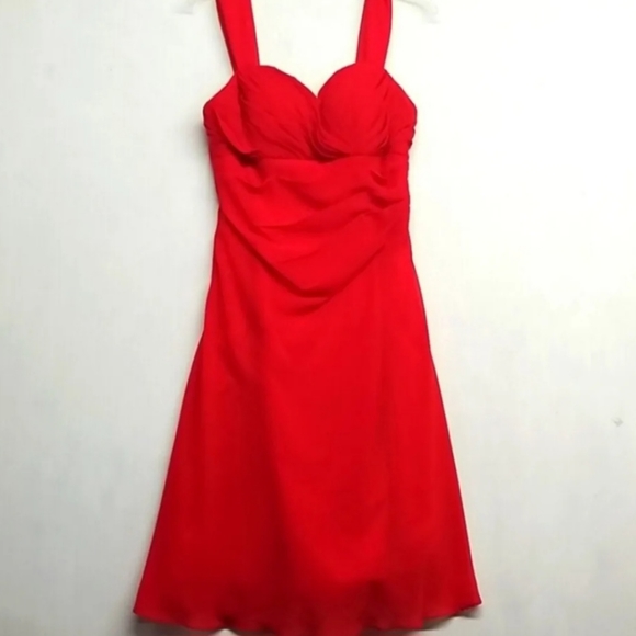 JJs House Dresses & Skirts - Wedding Prom Womens Red Sweet Heart Dress J.J's House, Altered See Measurements